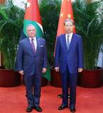 「全人代常務委の趙楽際委員長 ヨルダン国王と北京で会談」の画像1