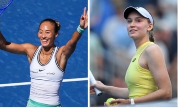 中国の鄭欽文、全米オープン女子シングルスの準々決勝でリバキナと対戦へ