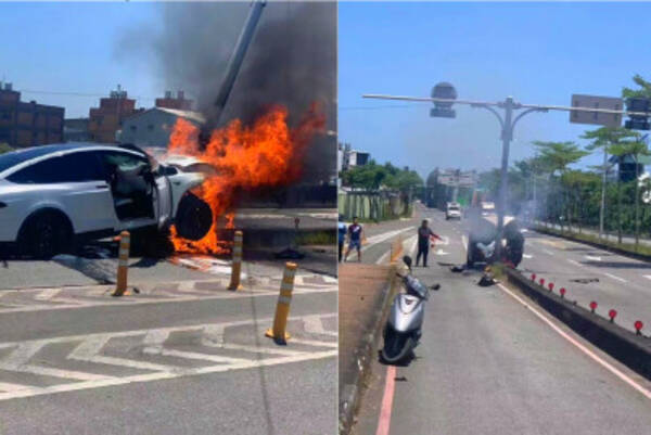 台湾のベテラン俳優がテスラ車で衝突炎上事故、専門家が問題指摘―中国メディア