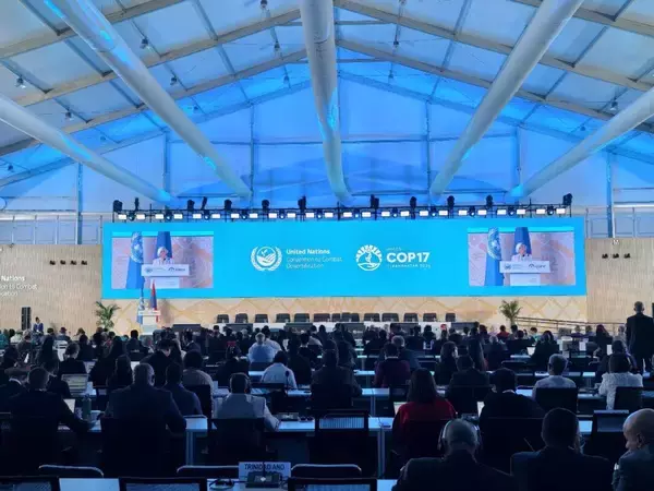国連砂漠化対処条約第17回締約国会議（UNCCD COP17）が開幕