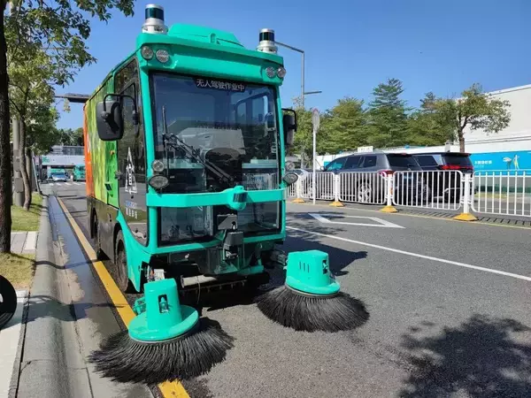 「中国の自動運転清掃車が活躍、海外にも輸出」の画像