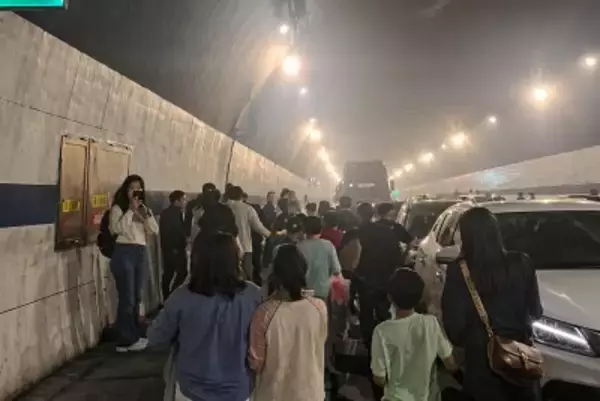 トンネル内で自動車が自然発火、大勢が車を捨てて出口に走る―中国