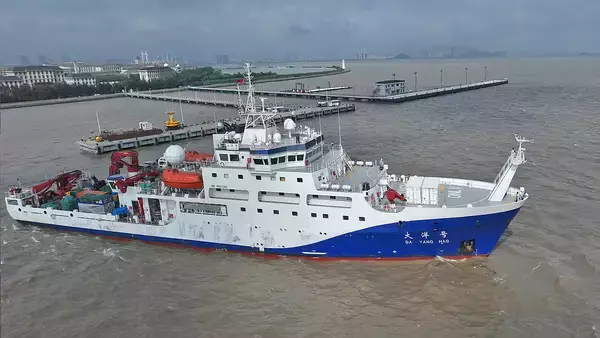 中国の調査船「大洋号」が春節にインド洋へ、海底硫化物鉱区を調査