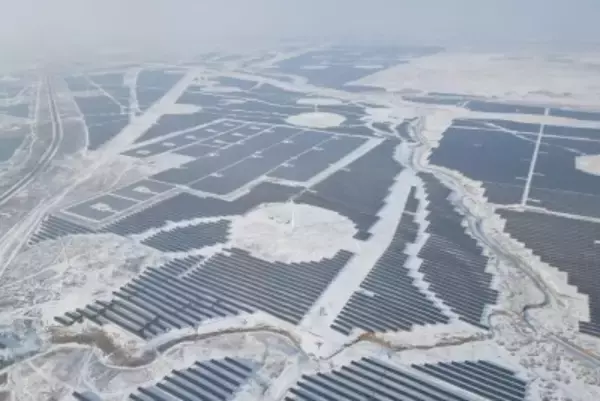 中国最大の採炭地盤沈下区域に建設された太陽光発電基地、28日稼働へ