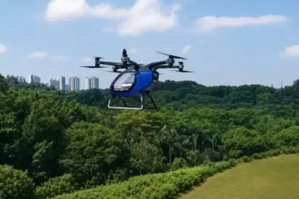 中国の空飛ぶクルマ、10兆元規模市場をけん引か