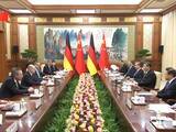 「習近平主席、ドイツ首相と会談―中国」の画像1