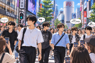 日本の街はイケメン多すぎ、1日800回振り返った＝中国ネット「たまらない」「中国の男性に絶望」