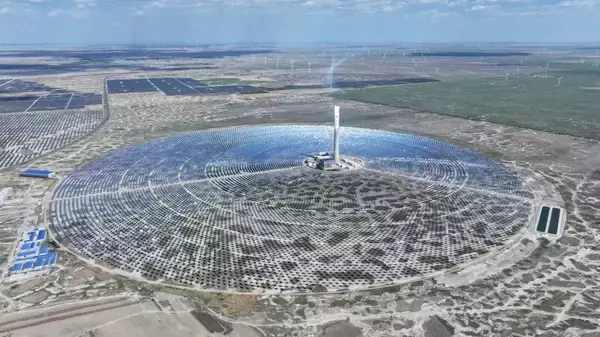 中国最北端のタワー型溶融塩太陽熱発電所、吉林省で完成・稼働開始
