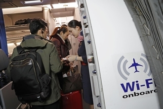 中国の一部の航空会社、機内Wi-Fiサービスを改善