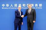 「王文涛商務部長、アップル社のティム・クックCEOと会見」の画像1