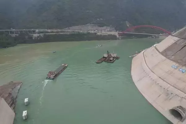 「烏江白馬航電ターミナルの誘導水路の試運転が成功―重慶市」の画像