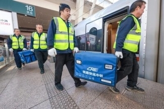 北京、高速鉄道を利用した高速配達便が「ダブル11」を後押し―中国