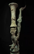 3000年の時を経て三星堆遺跡の青銅鳥脚人像が本来の姿取り戻す―中国メ