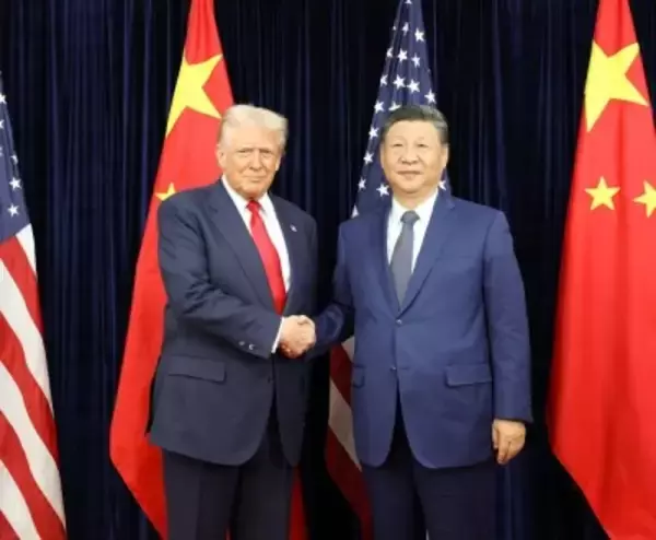 中国の習近平主席、トランプ米大統領と韓国釜山で会談