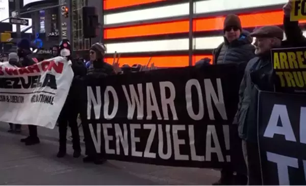 米国、100以上の都市でベネズエラ攻撃抗議デモ