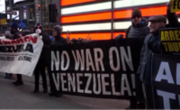米国、100以上の都市でベネズエラ攻撃抗議デモ
