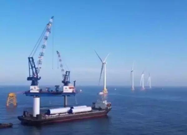 中国で新規稼働した洋上風力発電の総容量は全世界の78%=2025年