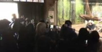 日本に貸与中のパンダが間もなく帰国、別れを惜しむファンが行列