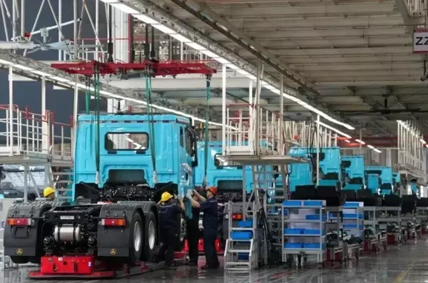 「三一智連大型トラック産業パーク、6分に1台ラインオフ―湖南省長沙市」の画像
