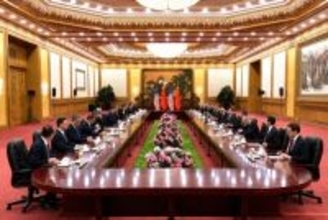 習近平主席、トランプ米大統領の訪中に同行した米企業家と会見