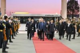 ウルグアイのオルシ大統領が北京に到着 中国への公式訪問を開始