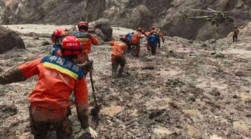 西蔵キドンで発生した土石流災害で21人死亡、541人行方不明