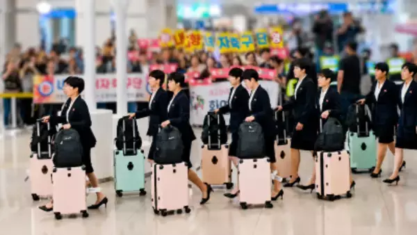 北朝鮮女子サッカー「ネゴヒャン」が韓国入り、空港で歓迎コール―香港メディア