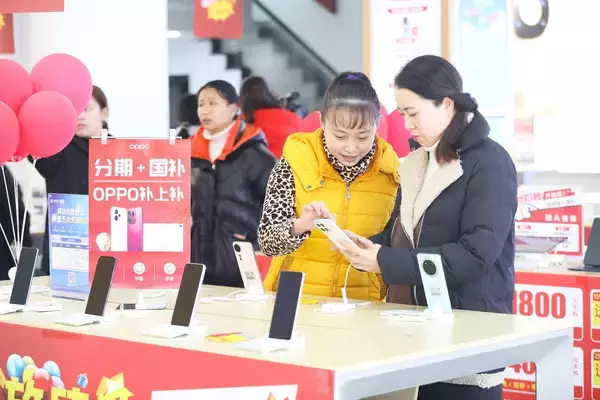 中国の消費市場、政府補助金と店舗割引で新年好スタート