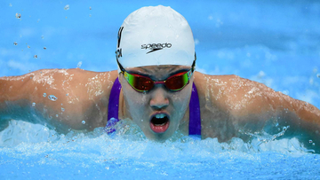 名古屋アジア大会 中国の于子迪が女子200mバタフライで金 大会新記録