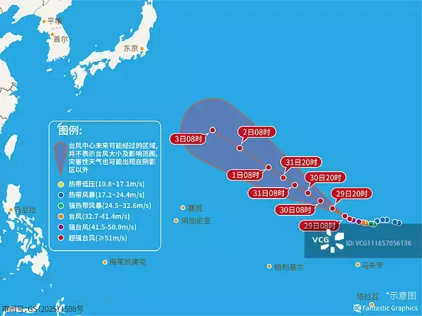豪雨と暴風に警戒！ 猛烈な台風「ドルフィン」が中国に接近中