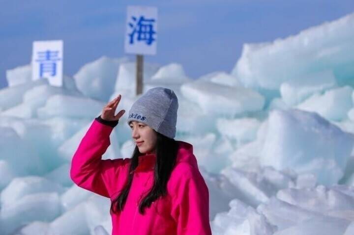 観光客から人気集める青海湖の「ブルーアイス」―中国