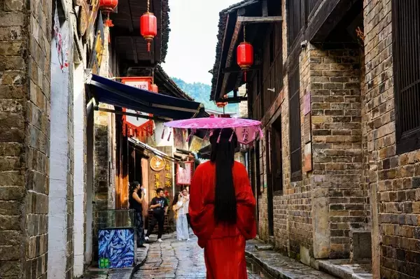 「歴史ある街並みの「羊楼洞」で写真撮影が人気に―中国」の画像