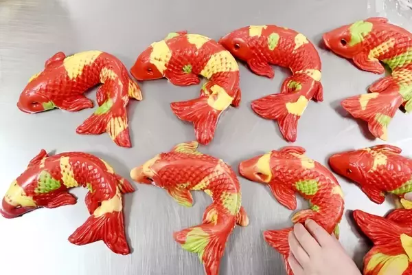 「春節デザインの飾り蒸しパンの出荷がピークに―河北省邯鄲市」の画像