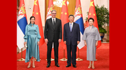 習近平主席、北京市内でセルビアのブチッチ大統領と会談