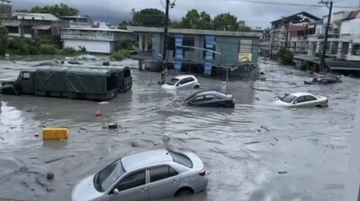 台湾・花蓮県で洪水、17人死亡、34人負傷、129人行方不明