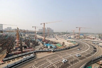 急ピッチで建設が進む北京城市副中心駅、開業は2025年―中国