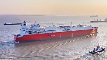 中国初の18万立方メートルLNG運搬船が完成―江蘇省