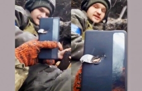 銃弾を防いだサムスンのスマホ、ウクライナ兵士の命を救う＝韓国ネット「さすが」「最高の宣伝に」