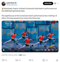 「春晩」の人型ロボット、海外で大きな注目を集める