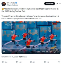 「春晩」の人型ロボット、海外で大きな注目を集める