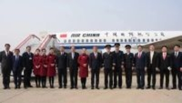 6年ぶりに中国の航空便が朝鮮に到着