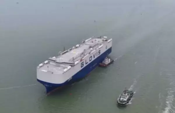 中国造船企業が韓国船主に7隻目の自動車運搬船を引き渡し