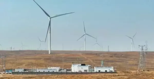 中国初のスマート無人風力発電所、寧夏で運用開始