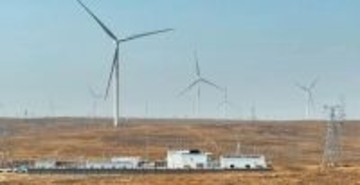中国初のスマート無人風力発電所、寧夏で運用開始