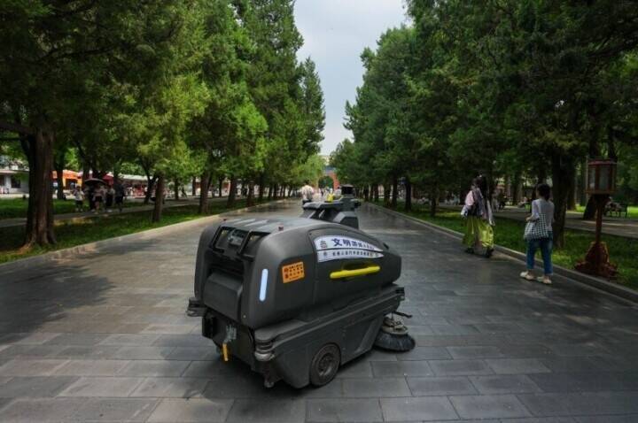 北京の公園でロボットが「勤務」開始―中国