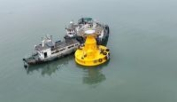 中国初の片側アンカー式インテリジェント自動観測ブイが配置完了