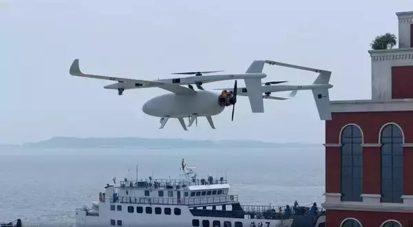 低空・海上横断長時間飛行複合翼ドローン「大連1号」が初飛行―中国