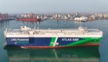 中国国産の7000台積み二元燃料自動車運搬船が就航―山東省