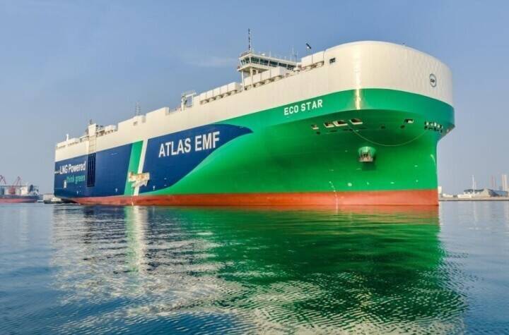 中国国産の7000台積み二元燃料自動車運搬船が就航―山東省