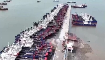 台風13号「ドルフィン」に備え、浙江・福建で漁船が帰港―中国